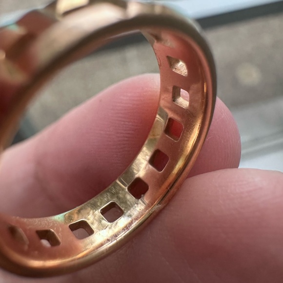 Tiffany & Co Tiffany T True Wide Ring in 18k Yellow Gold Size 7 - Picture 7 of 10